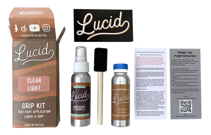Lucid Grip - Clear Spray on Grip Tape Kit