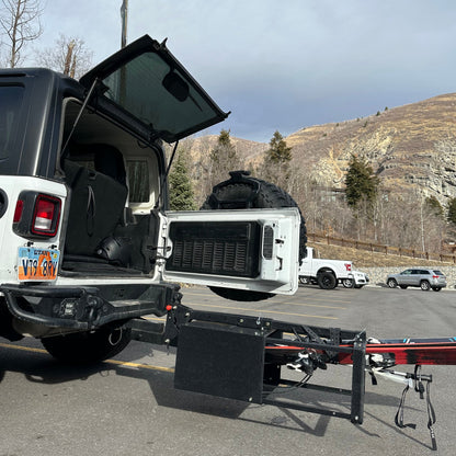 Chuck Bucket Hitch-Mounted Ski & Snowboard Carrier